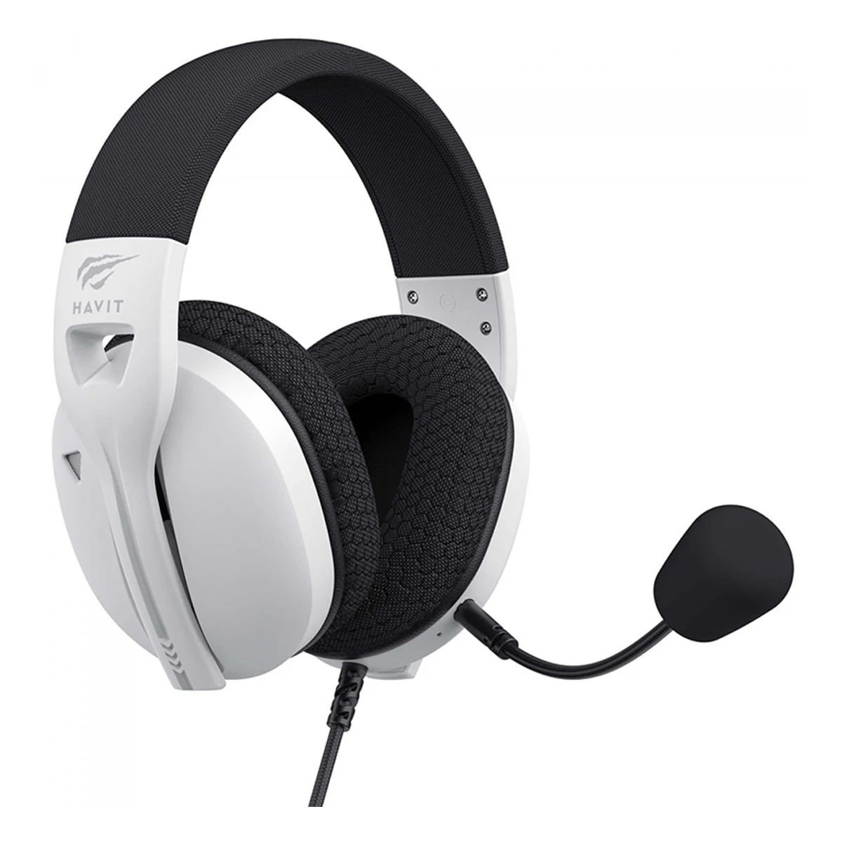 HAVIT 3.5mm Gaming Headphones - Black/White | FUXI-H5D view 2