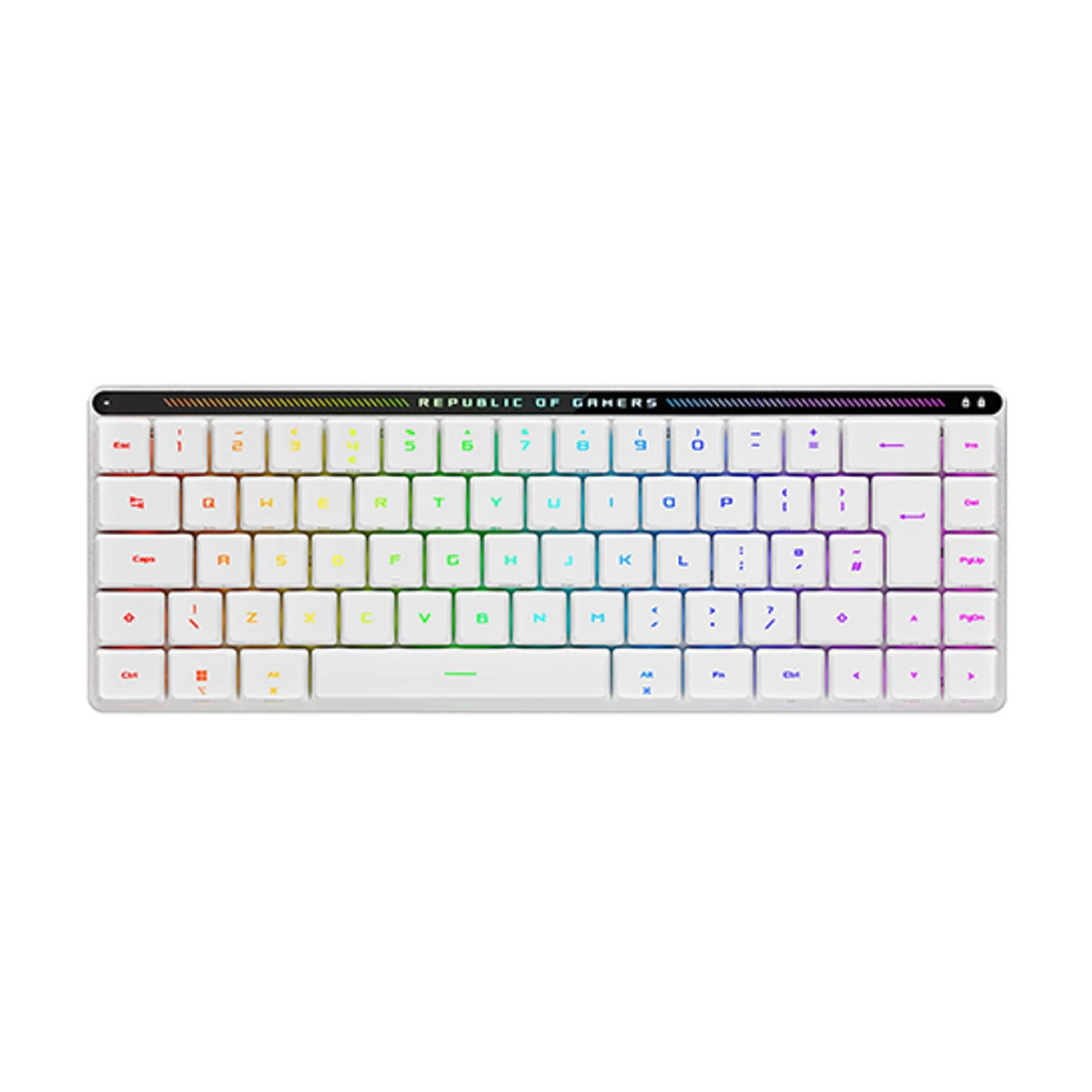 ASUS M603 ROG Falchion RX Low Profile English/Arabic Wireless Gaming Keyboard - White | 90MP03EC-BKCA10