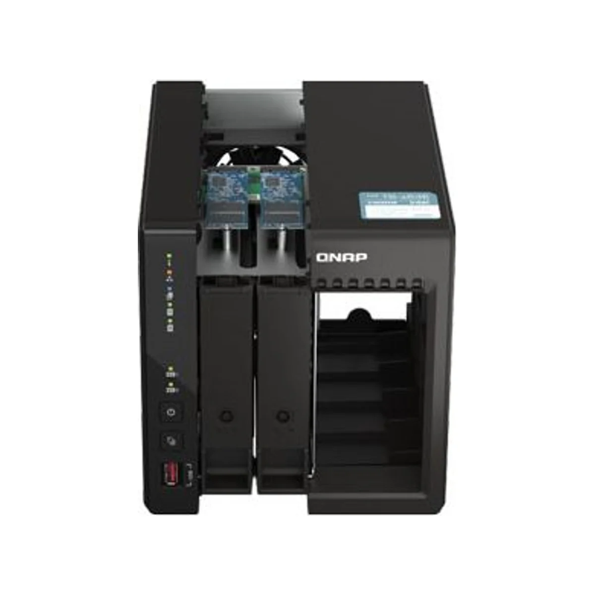 QNAP TS-253E-8G NAS Box (Intel Celeron J6412, 8GB RAM, 2.5GbE) view 3