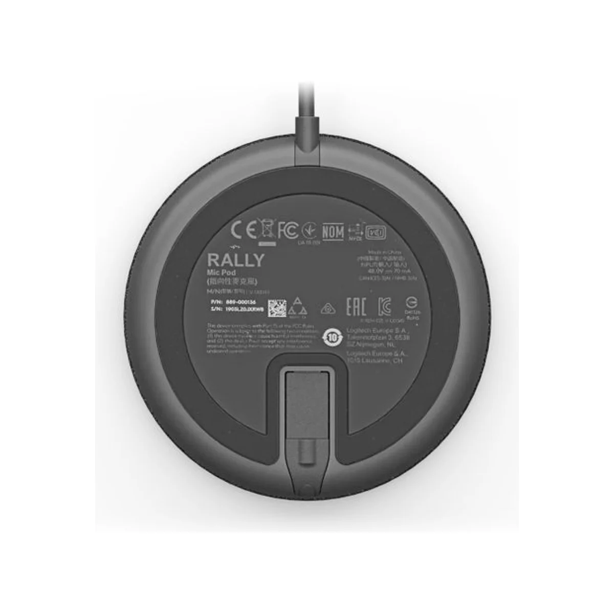 Logitech Rally Mic Pod Modular Microphones (RightSound, Beamforming, AI Noise Suppression) - 989-000430 view 4