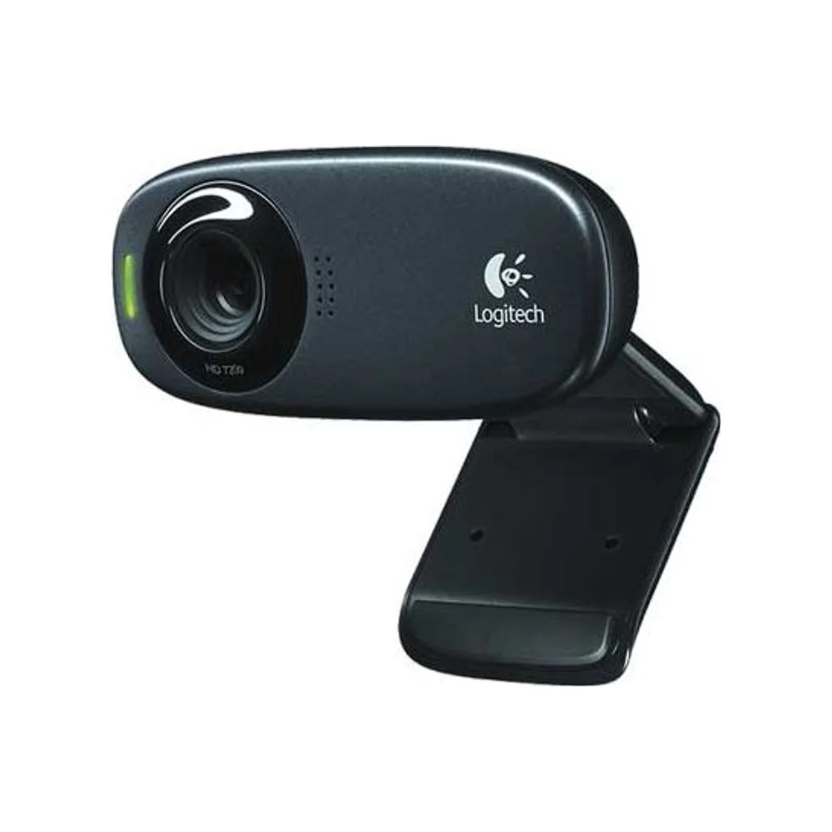 Logitech C310 High-Definition Video Calls Webcam (HD 720p, 5MP Snapshots, Noise-Reducing Mic) - Black - 960-001065 view 2