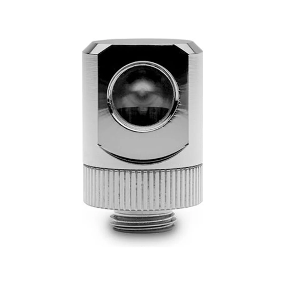 EKWB EK-Quantum Torque Rotary 90° - Nickel Adapter Fitting (Nickel Plated Brass, G1/4" Threads) - 3831109814505 view 2