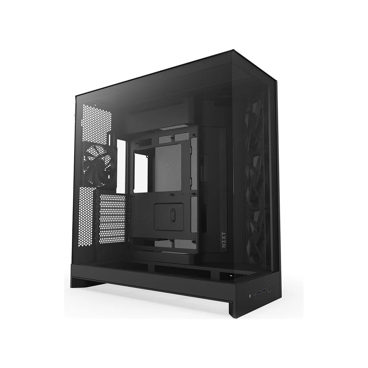 NZXT H9 Flow ATX Mid Tower Gaming Case – Black - CM-H92FB-01