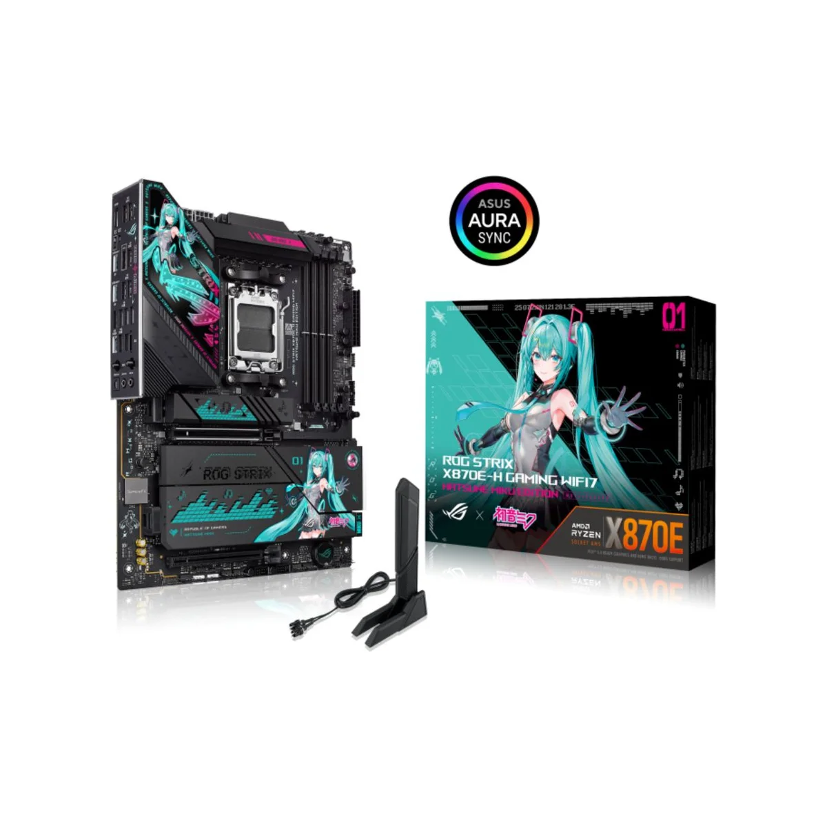 Gaming PC Hatsune Miku (Ryzen 7 9800X3D, 32GB DDR5, RTX 5080 16GB) - Powered by ASUS - Gaming_PC_Hatsune_Miku view 9