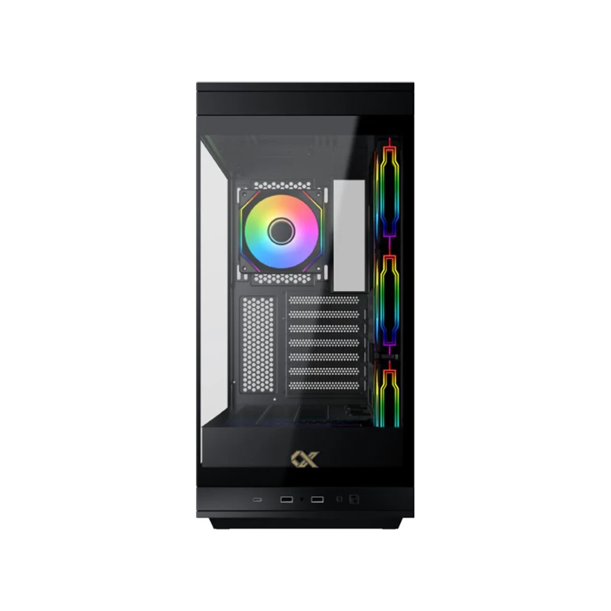 Xigmatek Meta Tempered Glass E-ATX Gaming Case - Black - EN45066 view 3