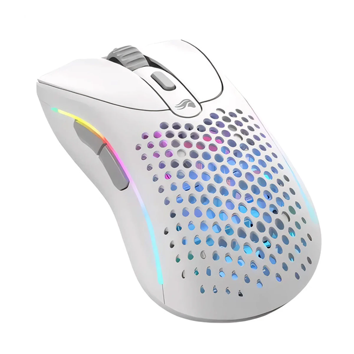 Glorious Model D 2 Wireless Optical RGB Gaming Mouse - White (26,000 DPI, 6 Buttons, 66g) - GLO-MS-DWV2-MW view 5