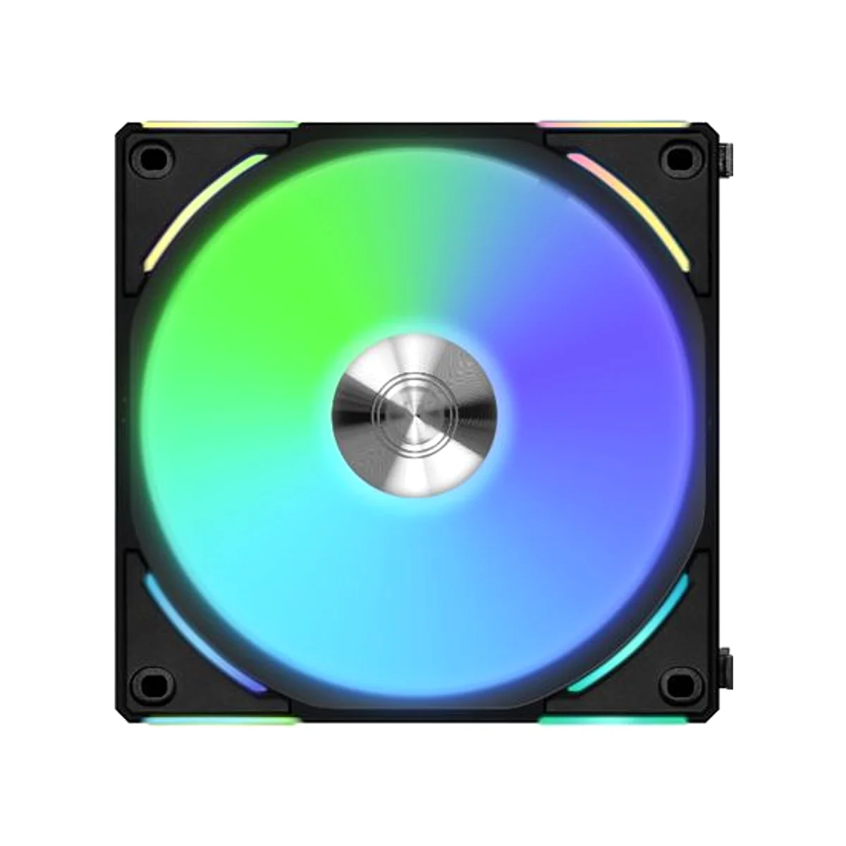 Lian Li UNI FAN AL120 V2 RGB 120mm Triple Pack Cooling Fan - Black - UF-AL120V2-3B view 2