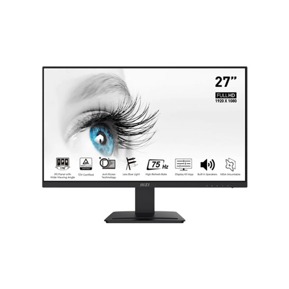 Msi PRO MP273 Full HD 75hz 5ms IPS Monitor - 9S6-3PB4CH-025
