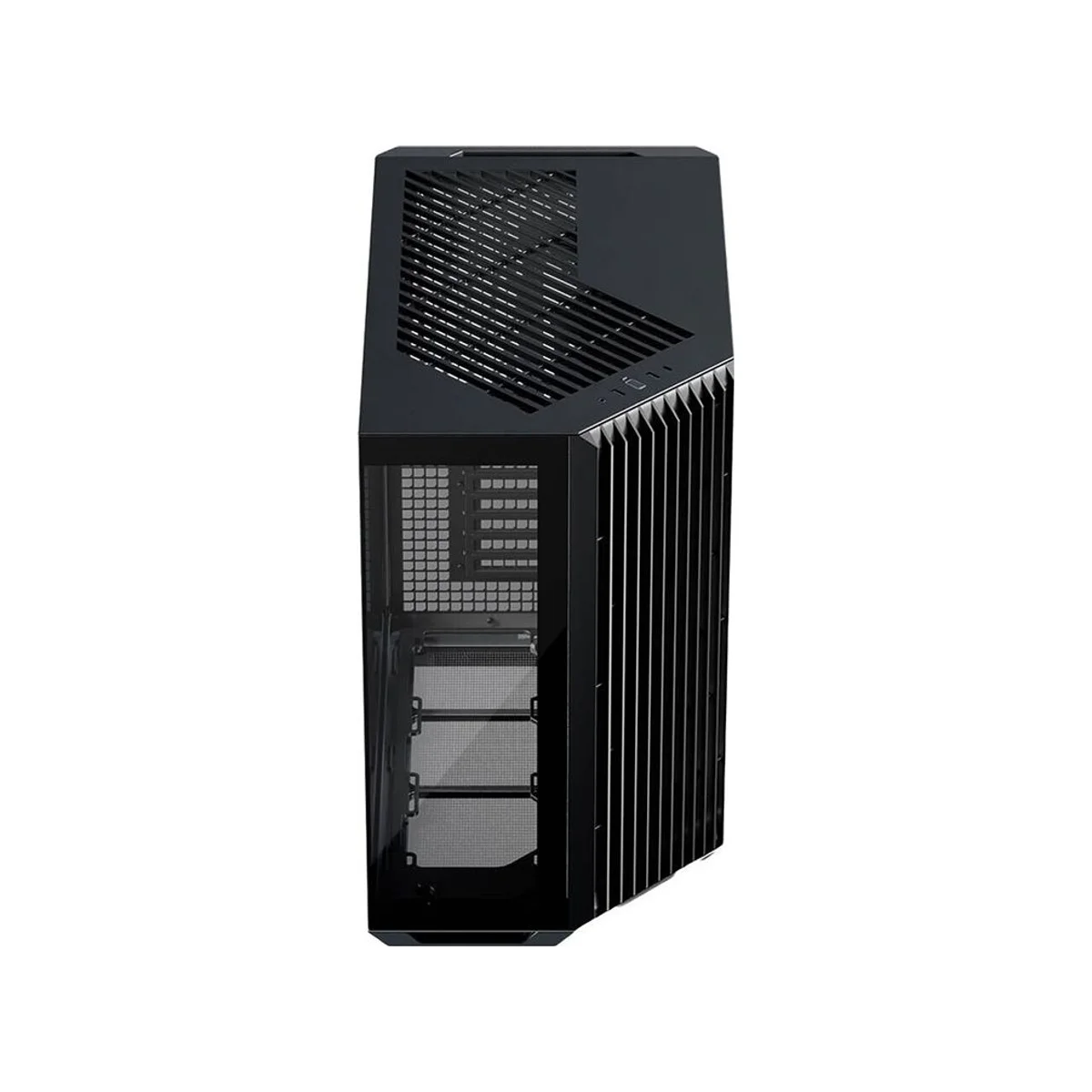 APNX V1 Dual-chamber Mid-Tower Gaming Case - Black - APCM-VI01003.11 view 2