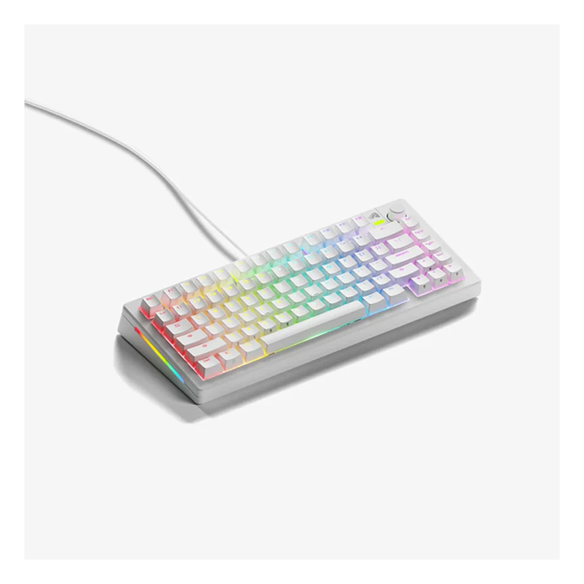Glorious GMMK 3 HE Prebuilt 75% Arabic Mechanical Gaming Keyboard - White | GMMK3-75-HE-W-W-AR view 2