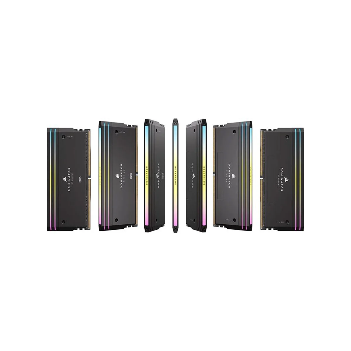 Corsair Dominator Titanium RGB 96 GB (4X24) DDR5 6000MHz RAM Memory (CL30, Black) – CMP96GX5M4B6000C30 view 4