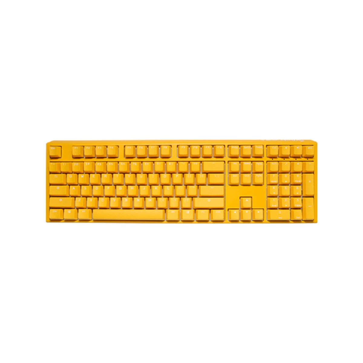 Ducky One 3 RGB Blue Switch Mechanical Gaming Keyboard (Arabic Layout) - Yellow Ducky | DKON2108ST-CARPDYDYYYC1