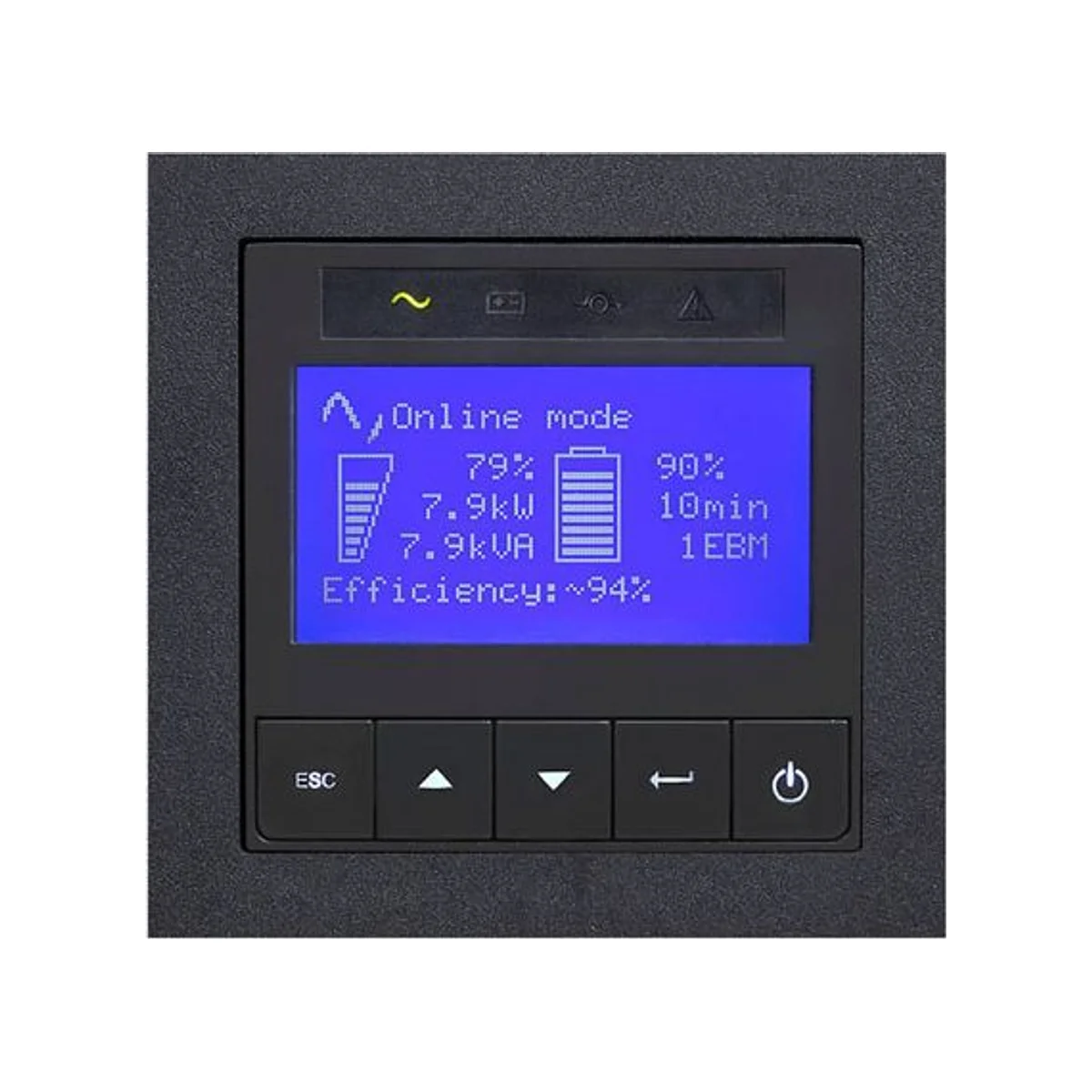 EATON 9PX 11000i HotSwap 9PX11KIBP Online/Double-conversion UPS (11 kVA, 10 kW, 0.9 PF, Hot-swappable Batteries) - 9PX11KIBP view 8