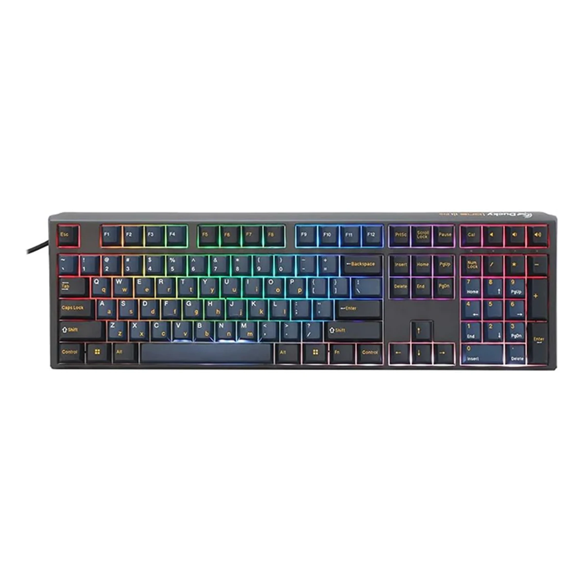 Ducky One 3 Pro Nazca Line Cherry MX2A Red Switch Mechanical Gaming Keyboard - Black | 70439