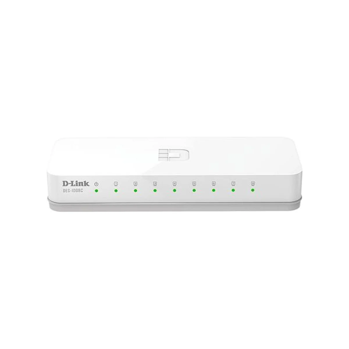 D-LINK DES-1008A/C 8-Port Fast Ethernet Unmanaged Desktop Switch - DES-1008A/C