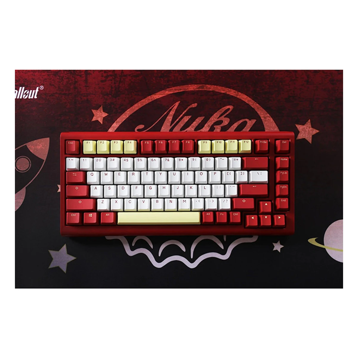 DUCKY ProjectD Fallout Tinker 75% & Mousepad Bundle Gaming Keyboard - Red | 70436 view 5
