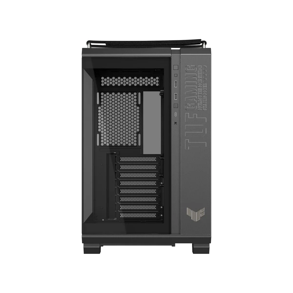Asus TUF Gaming GT502 Horizon Tempered Glass Dual-chamber ATX Gaming Case - Black - 90DC0090-B19020 view 3
