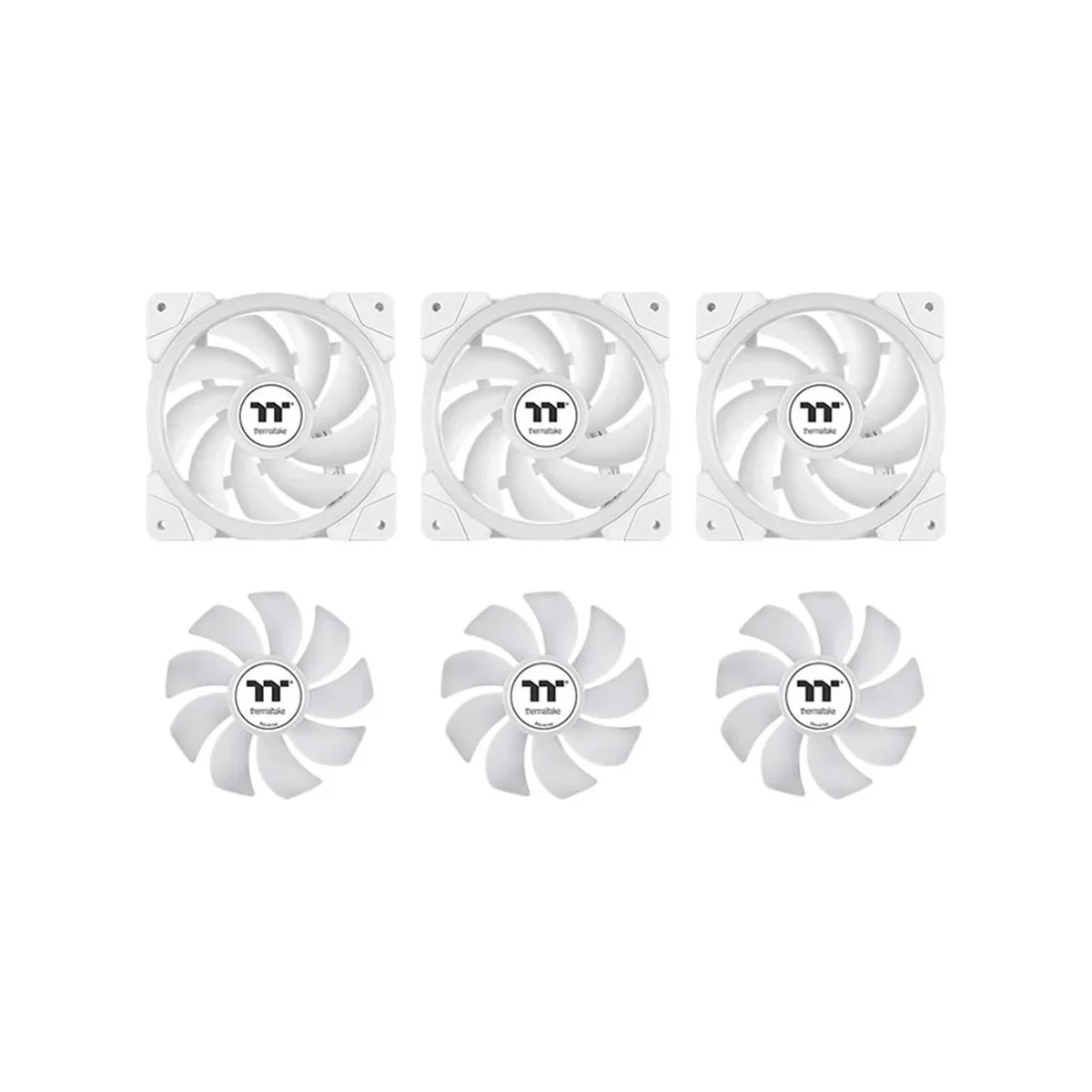 THERMALTAKE MAGFloe 360 Ultra ARGB Sync AIO Liquid CPU Cooler - White - CL-W433-PL12SW-A view 3
