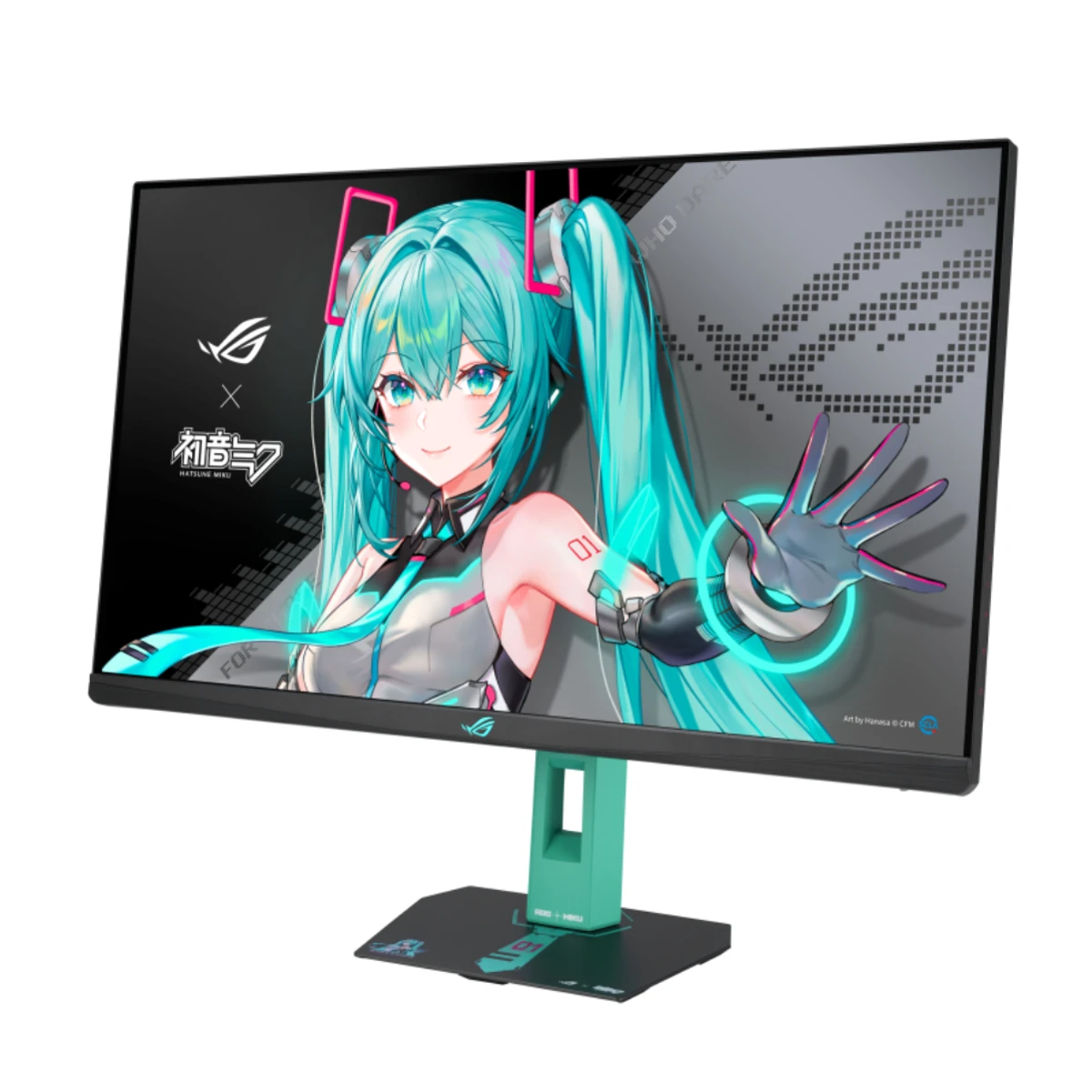 ASUS ROG Strix XG27ACMEG-G 27" Hatsune Miku Edition IPS Gaming Monitor (Black, 260Hz, 0.3ms) - 90LM0C7U-B01371 view 2