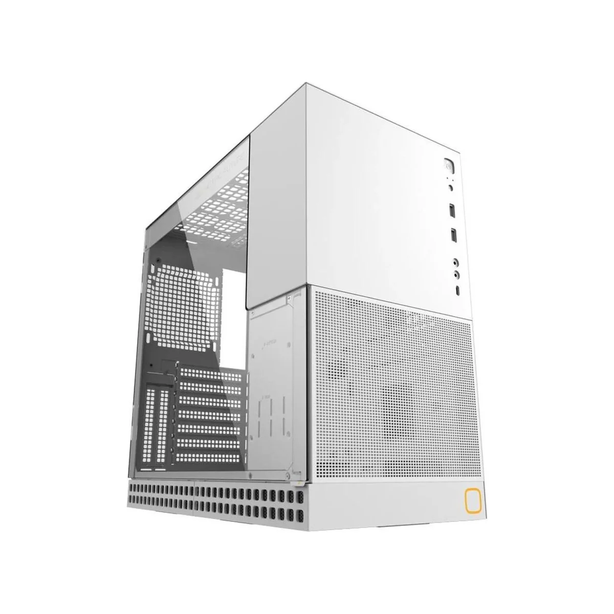 Geometric Future M4 King Arthur E-ATX Mid-Tower Gaming Case - White - GEO-M4-KAW