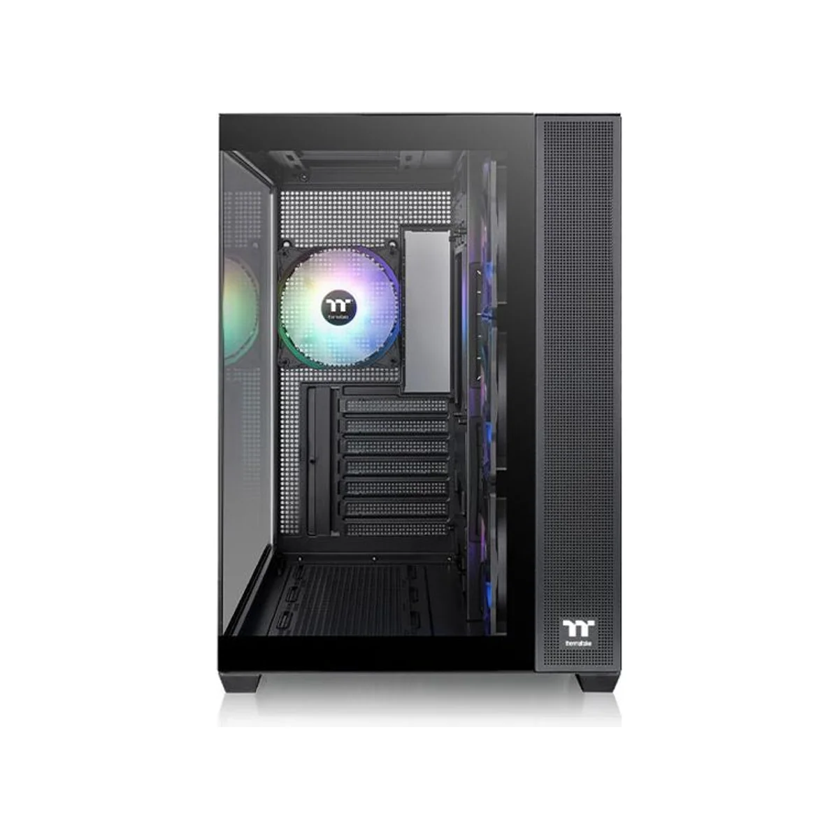 Thermaltake View 380 Tempered Glass Dual-chamber ATX Gaming Case - Black - 194468 view 4
