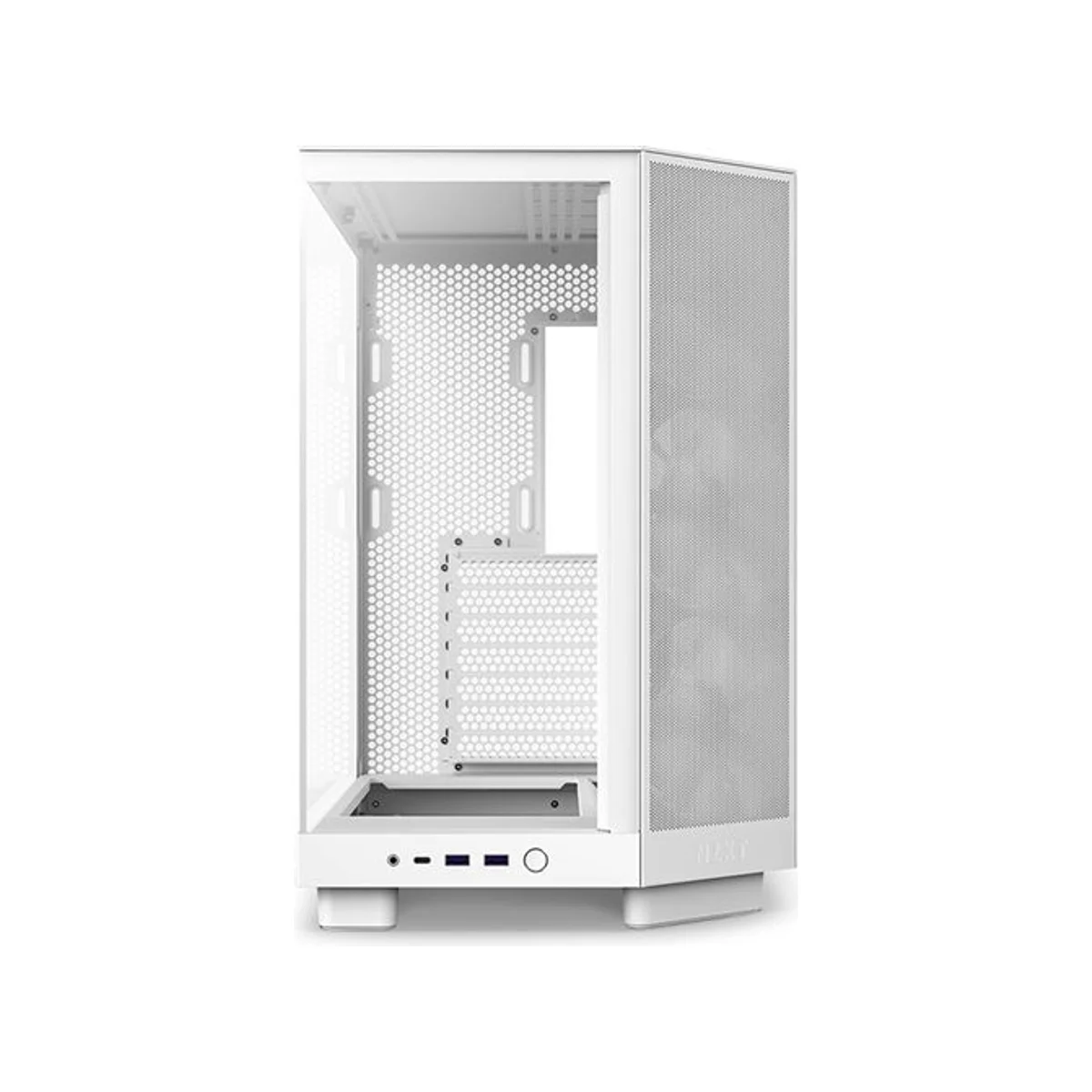 NZXT H6 Flow RGB ATX Dual-Chamber Mid Tower Gaming Case – White - CC-H61FW-R1 view 4