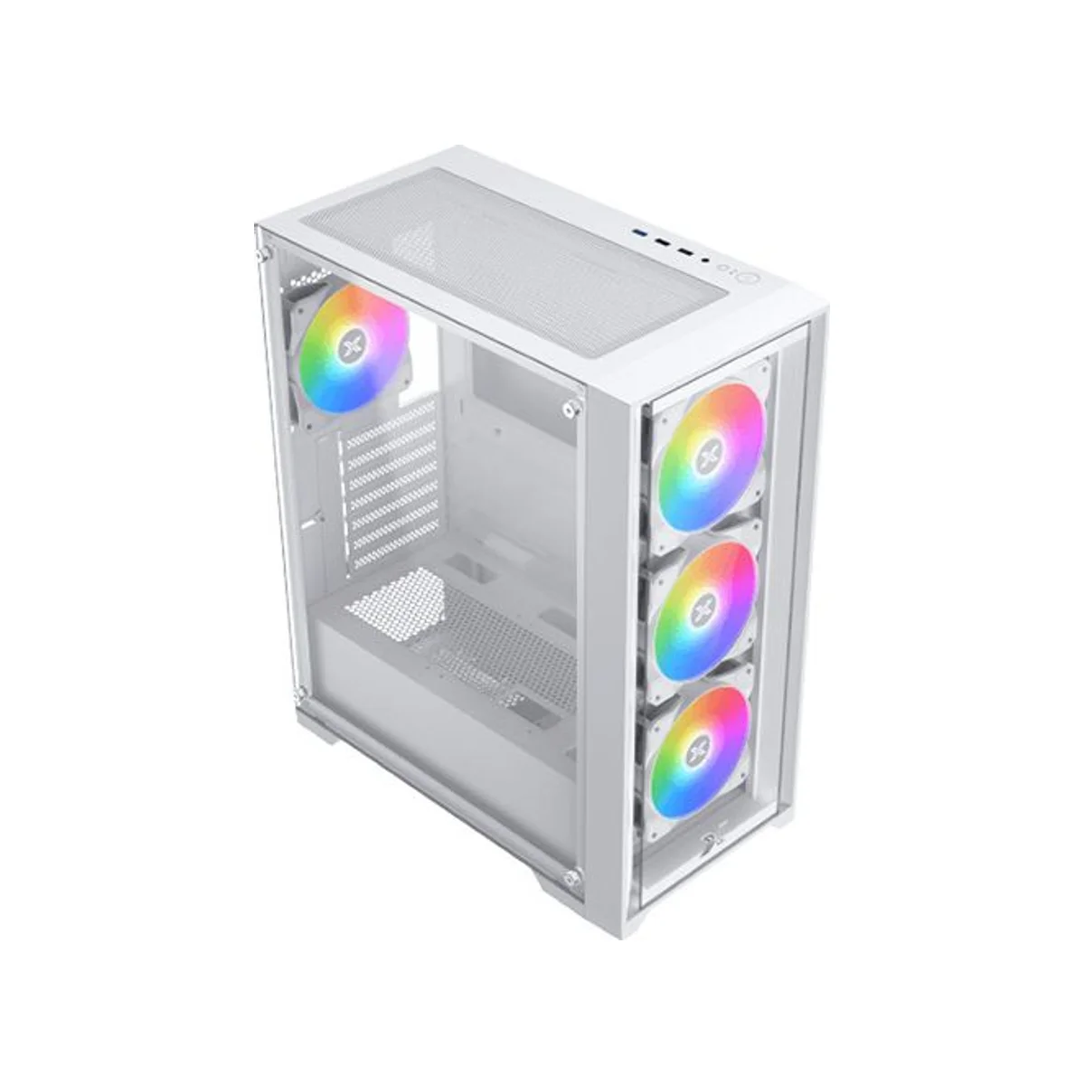 Xigmatek Quantum Arctic ARGB Full-Tower Gaming Case - White - EN42881 view 2