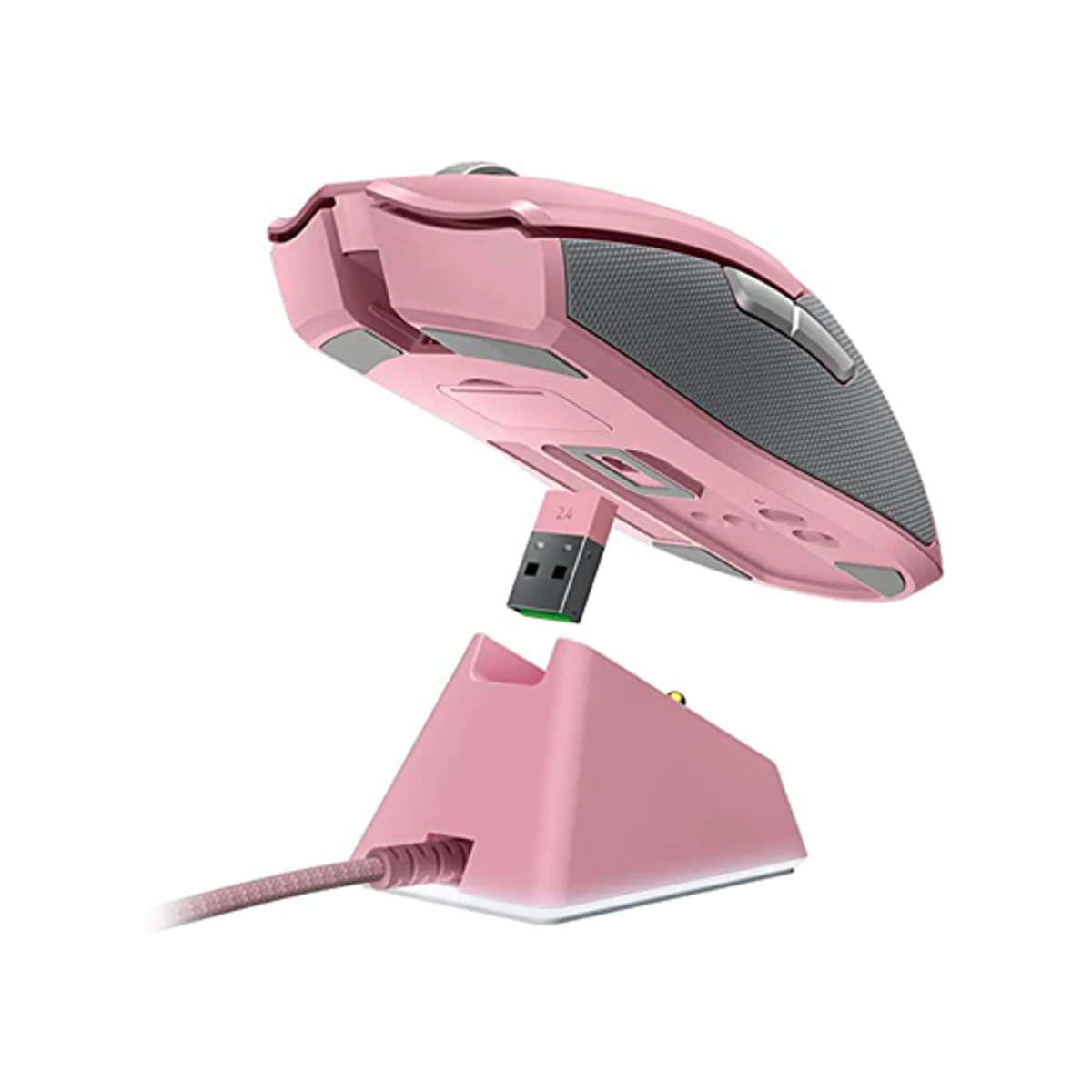 Razer Viper Ultimate Wireless Gaming Mouse (Quartz Pink, 20K DPI, 70 Hrs Battery) - RZ01-03050300-R3M1 view 3