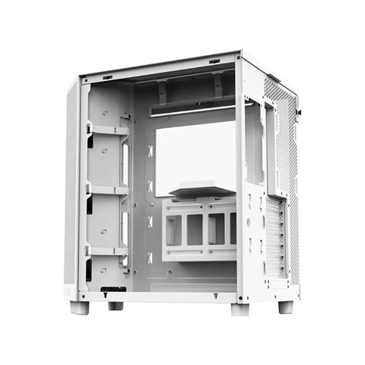 NZXT H6 Flow ATX Mid Tower Gaming Case – White - CC-H61FW-01 view 3