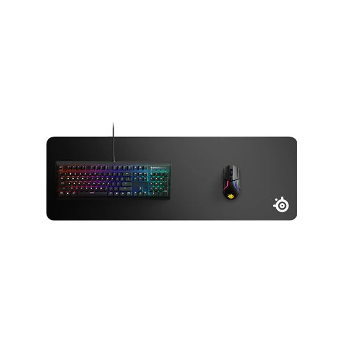 SteelSeries QCK EDGE Cloth Gaming Mouse Pad XL - Micro-Woven Cloth, Stitched Edges, 2mm Thick - 63824 view 2
