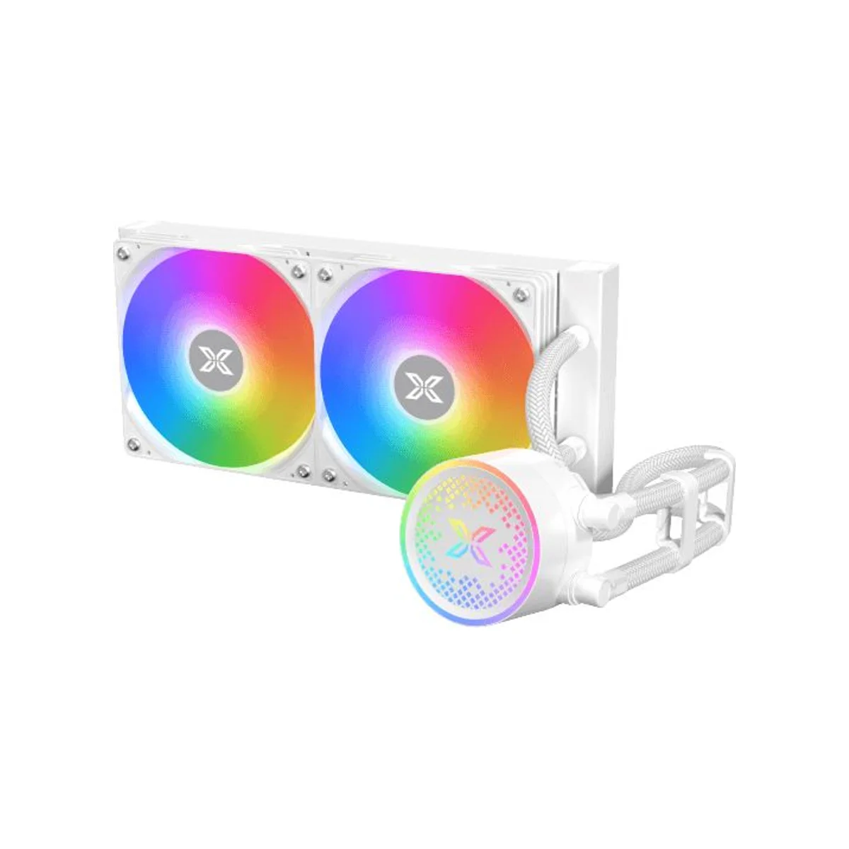 XIGMATEK Fenix 240 Arctic ARGB CPU Liquid Cooler - White - EN42980 view 8