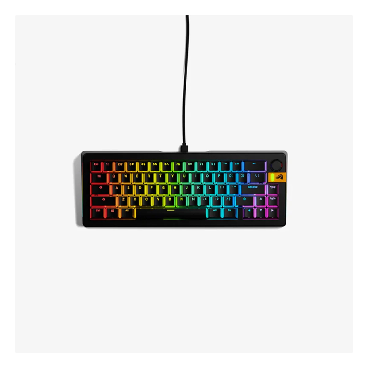Glorious GMMK 3 HE 65% Prebuilt Wired US Keyboard - Black | GMMK3-65-HE-W-B
