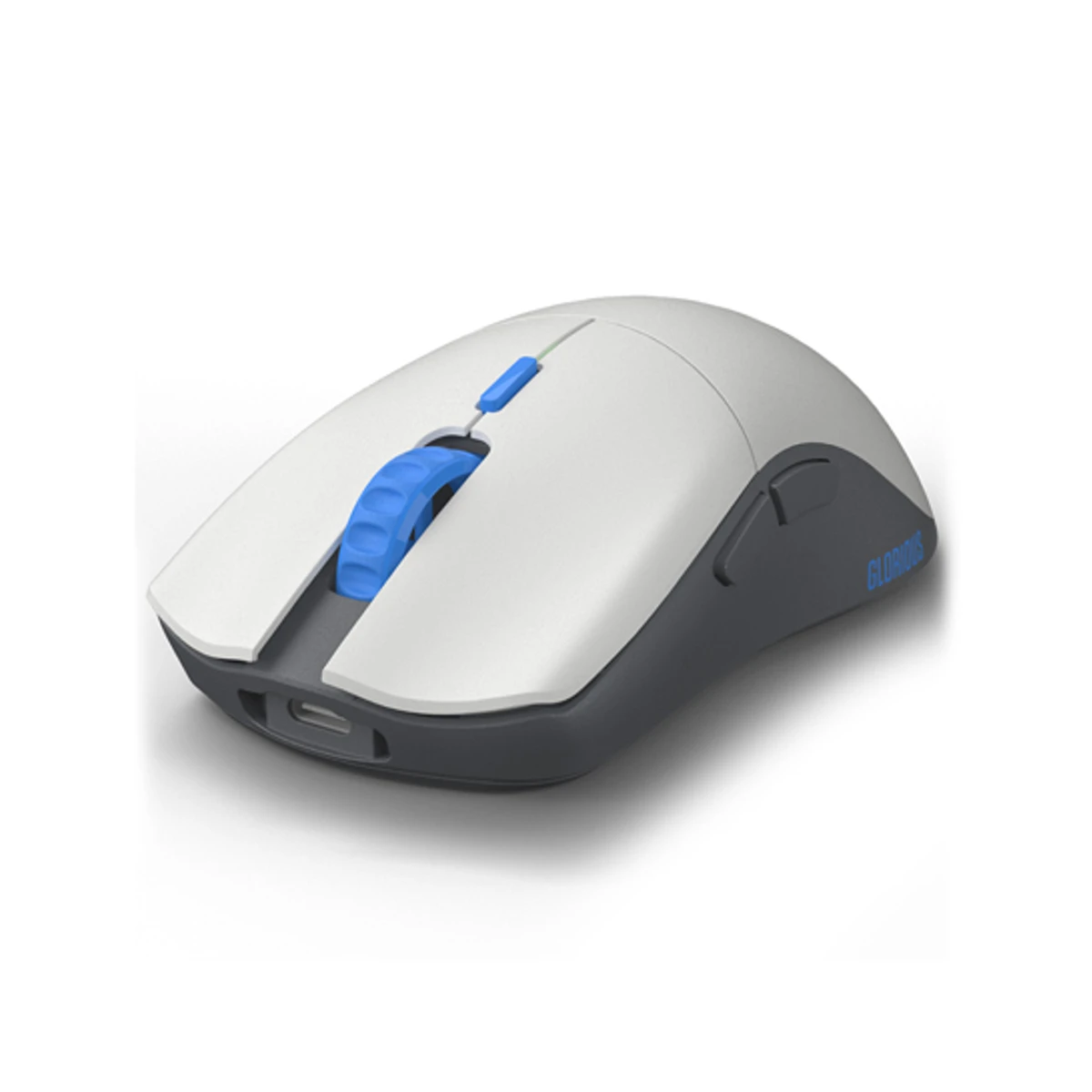 GLORIOUS Series One PRO Vidar Forge Wireless Mouse - Gray/Blue - 19000 DPI, 80M Clicks, 84hr Battery - GLO-MS-P1W-VI-FORGE view 4