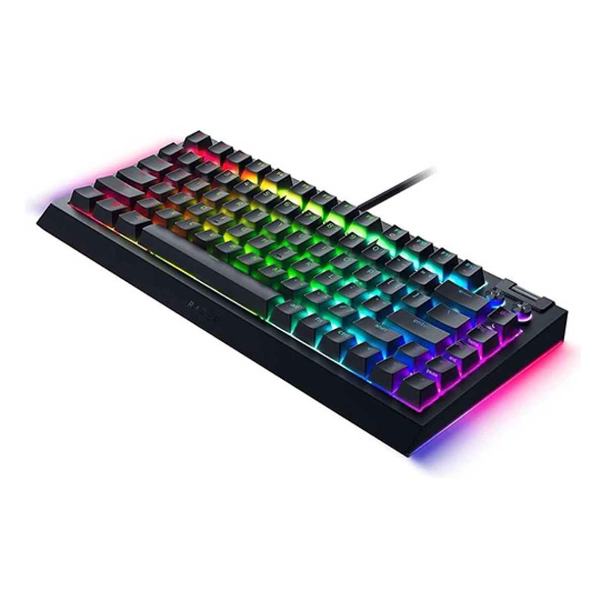 Razer BlackWidow V4 75% US Mechanical Gaming Keyboard - Black | RZ03-05000100-R3M1 view 3