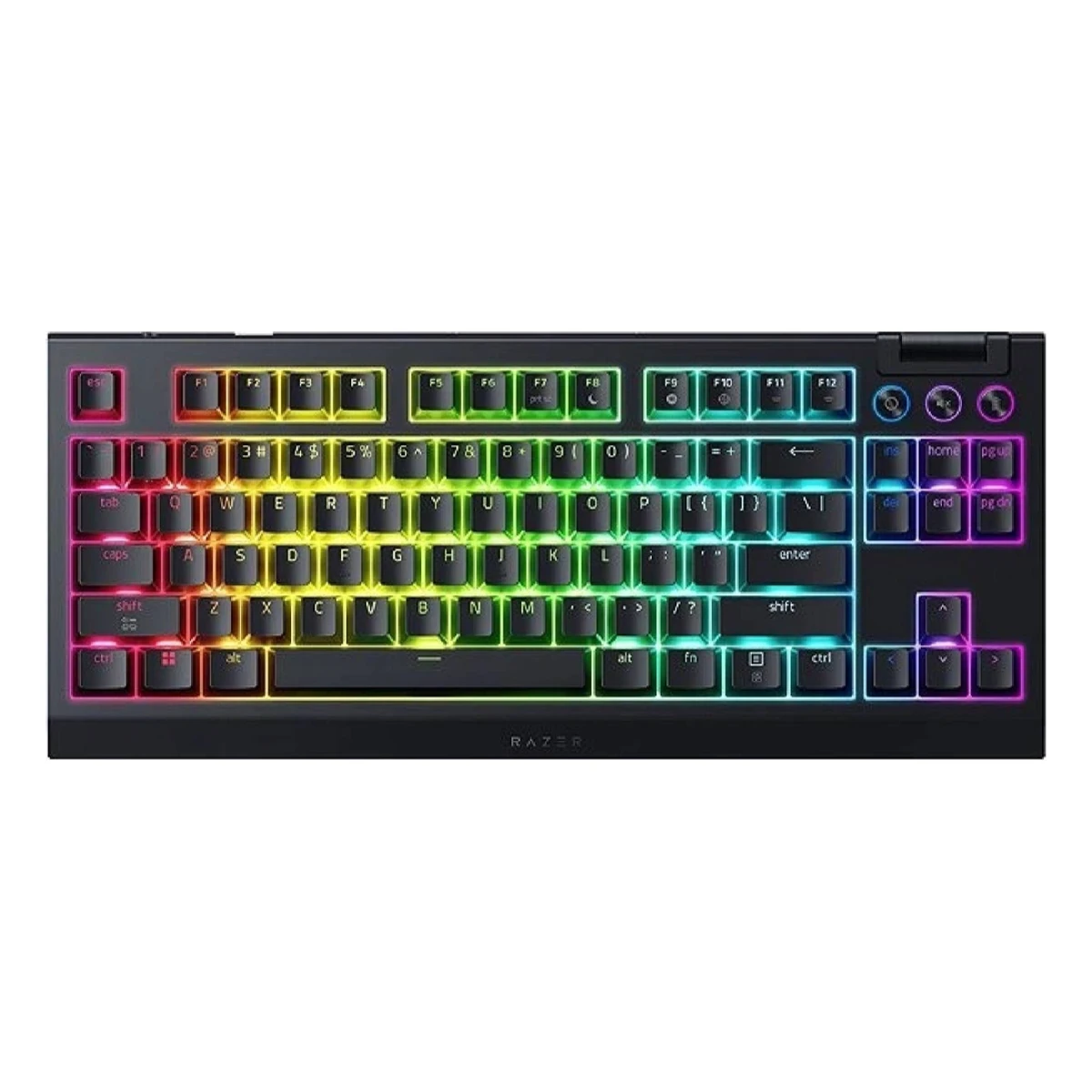 Razer BlackWidow V4 Tenkeyless HyperSpeed Wireless Gaming Keyboard - Black | RZ03-05480100-R3M1