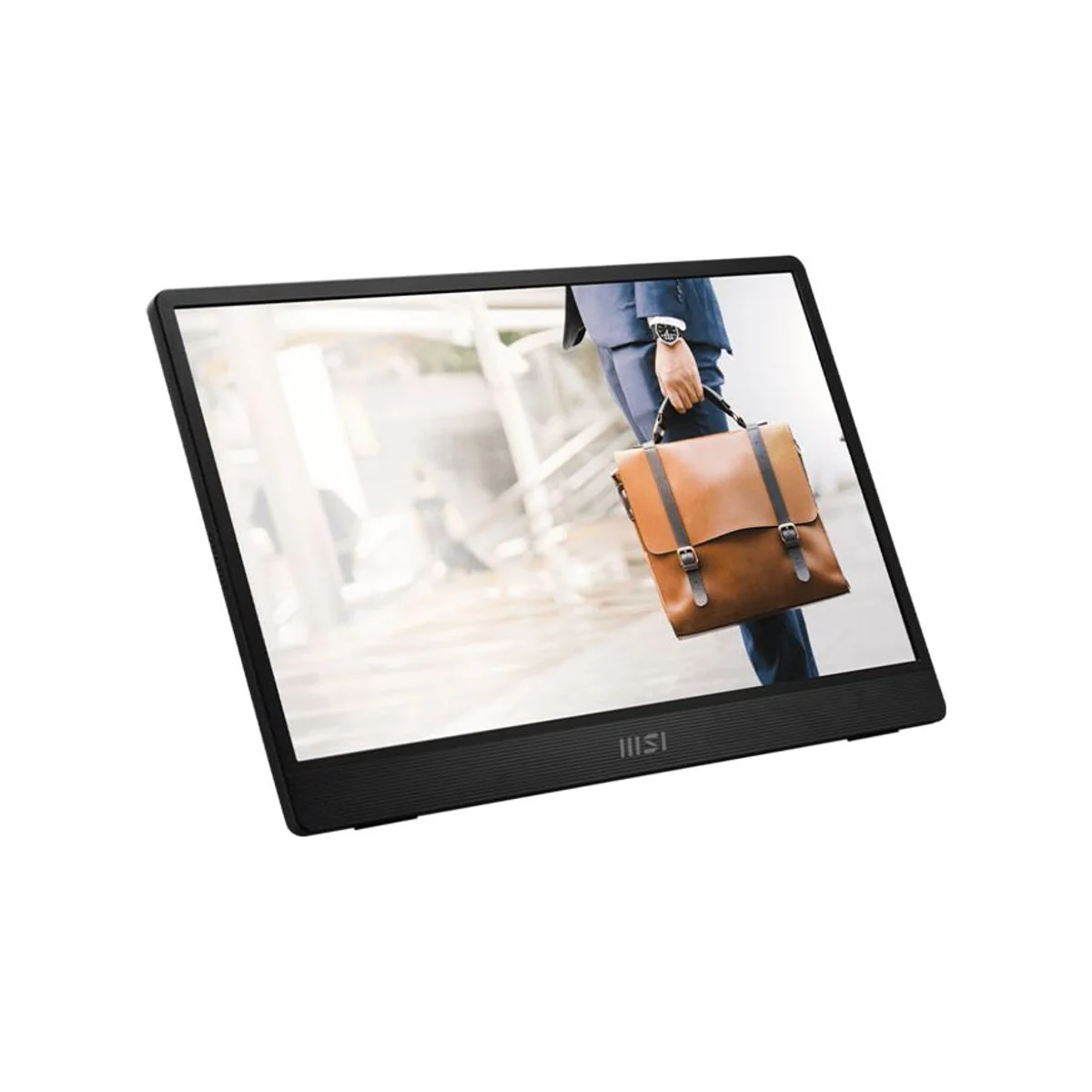 MSI PRO MP161 E2 16-inch Full HD 60Hz USB Type-C Business Portable Monitor - Black - 9S6-3PB70H-047 view 2