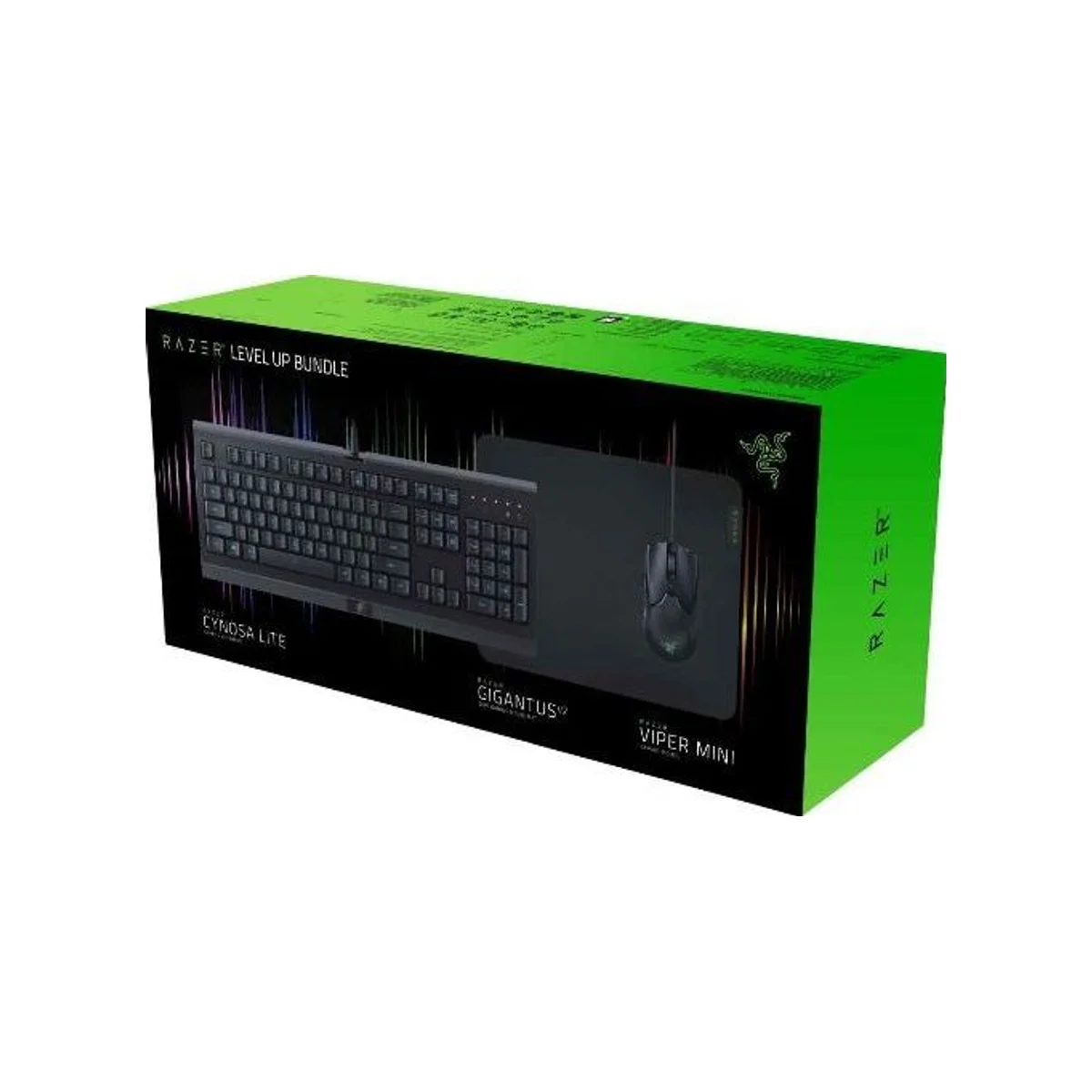 Razer Level Up Bundle 3 in 1 Keyboard Mouse MousePad (Black, Wired Desktop) - RZ85-02741200-B3M1