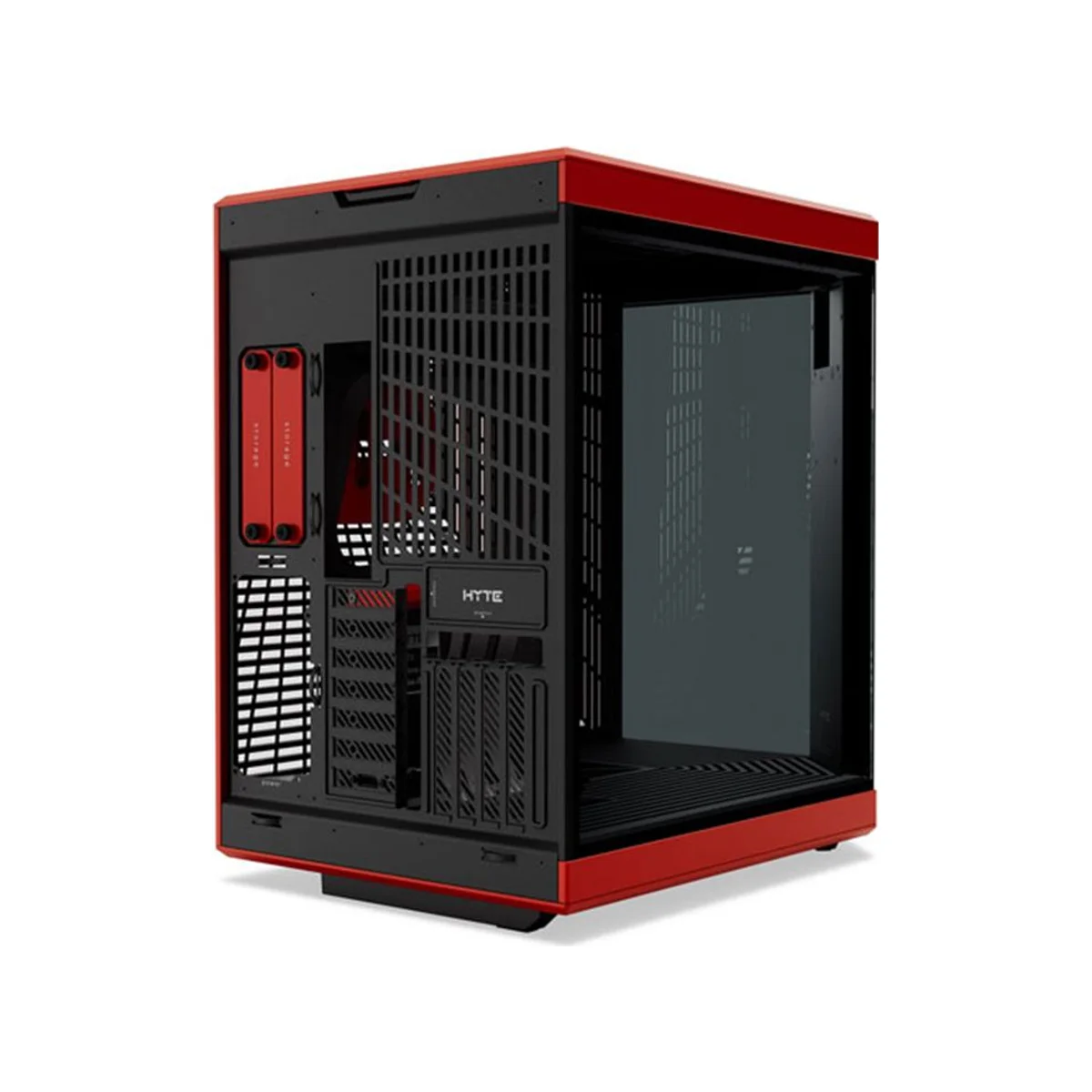 Hyte Y70 Touch Infinite ATX Dual-Chamber Mid Tower Gaming Case – Red - CS-HYTE-Y70TI-RB view 4