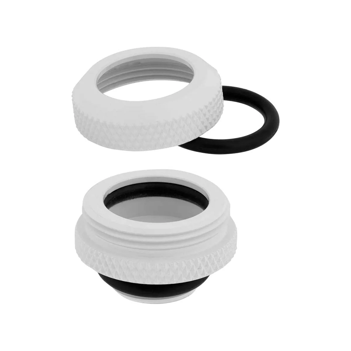 CORSAIR Hydro X Series XF Hardline 14mm OD Fitting Four Pack - White - CX-9052013-WW view 3