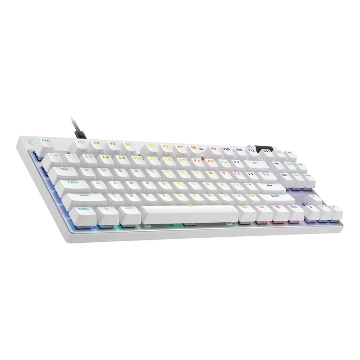 Logitech PRO X TKL RAPID Wired LED Gaming Keyboards - White | 920-013242 view 2