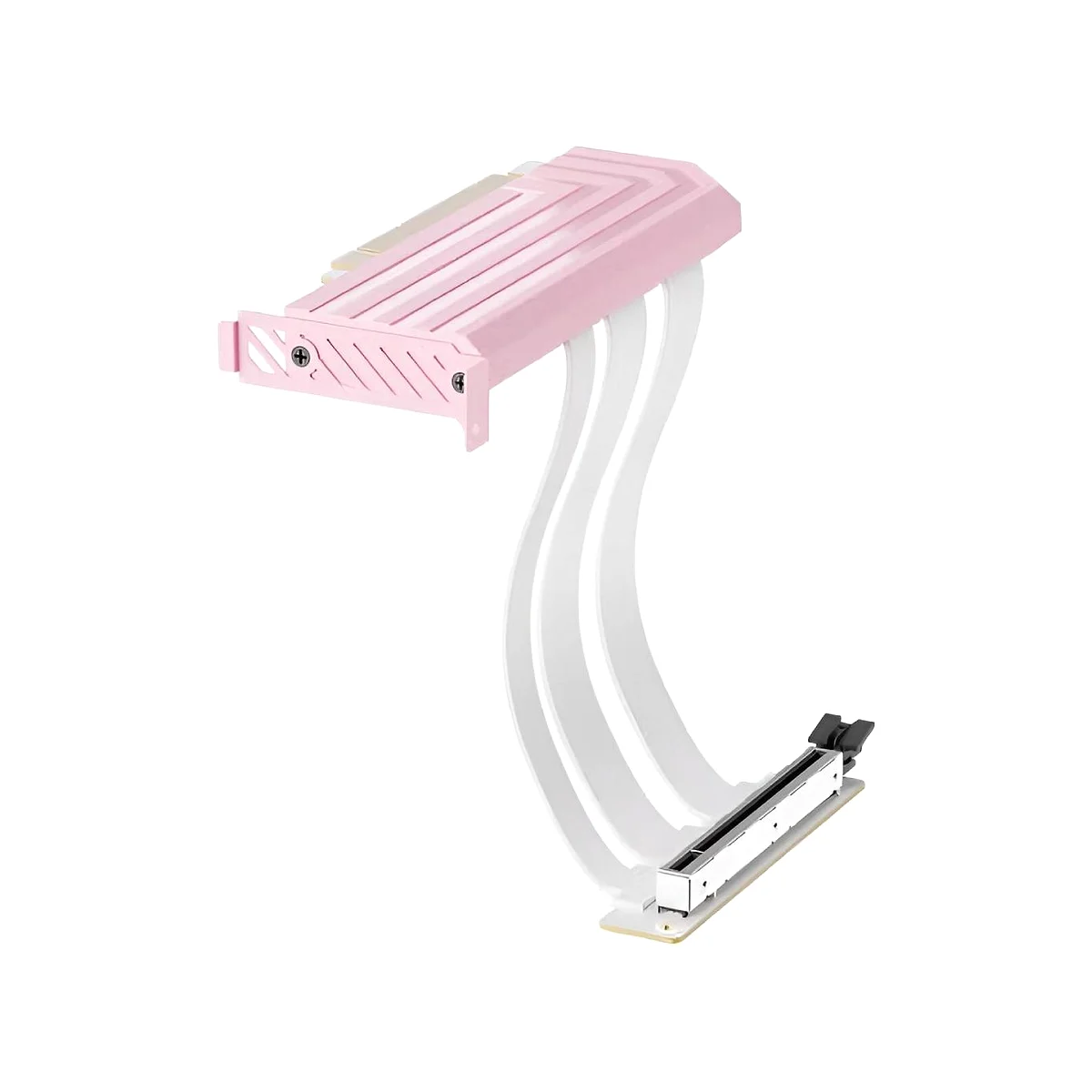 HYTE PCIe 5.0 Full x16 Bandwidth Maximum Stability Hyper Riser Cable - Strawberry Milk | ACC-HYTE-PCIE50-SM view 3