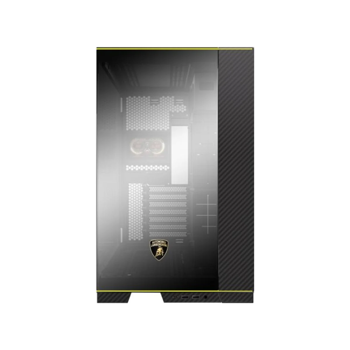 Lian Li O11D EVO Automobili Lamborghini Edition RGB E-ATX Gaming Case - Black - G99.O11DERGBL.00 view 3