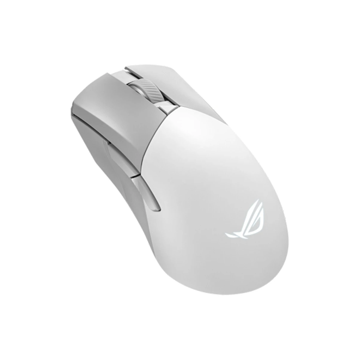 Asus ROG Gladius III Wireless AimPoint Gaming Mouse - White - 36000 DPI, 650 IPS, Tri-Mode Connectivity - 90MP02Y0-BMUA10 view 2