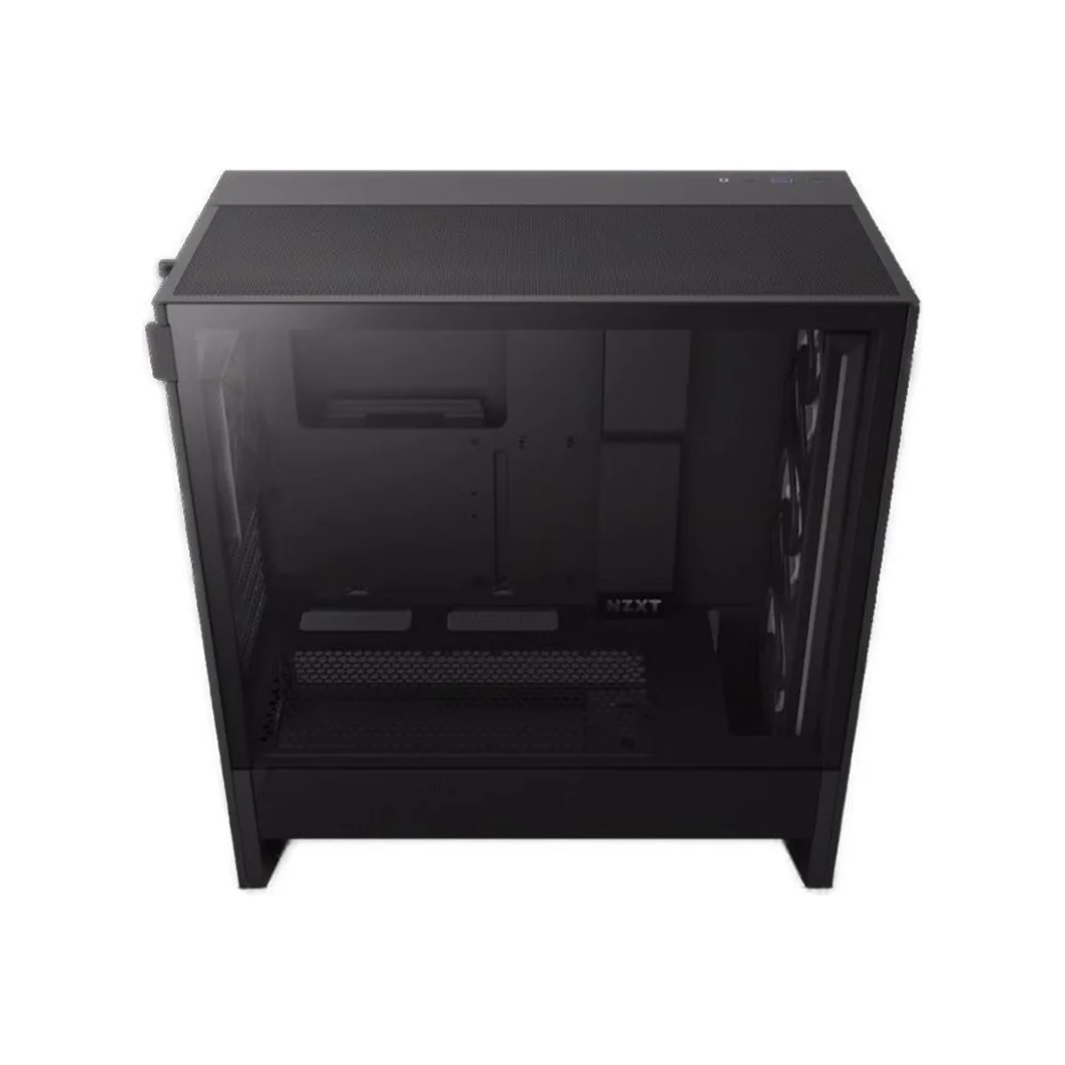 NZXT H5 Flow RGB ATX Compact Mid Tower Airflow Gaming Case – Black - CC-H52FB-R1 view 3