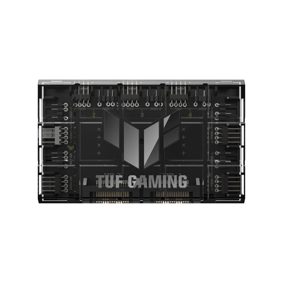 Asus TUF Gaming ARGB PWM Fan Hub Controller (6x 4-pin PWM, 6x 3-pin ARGB) - Black - 90DA00C0-B09000 view 2