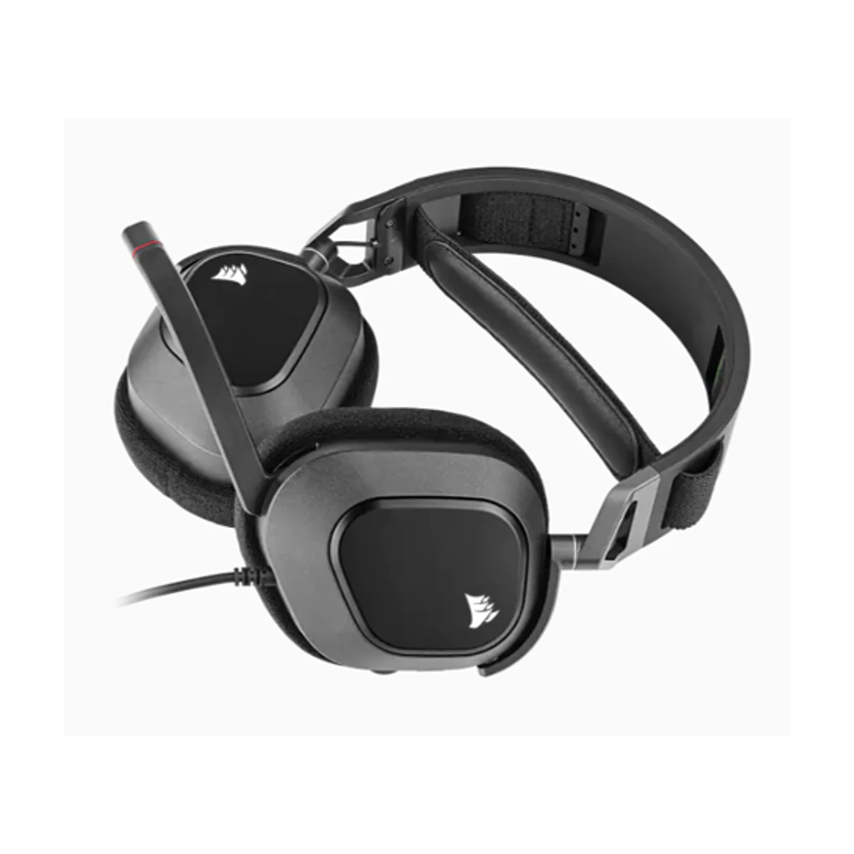 Corsair HS80 RGB USB Wired Gaming Headset - Carbon | CA-9011237-NA view 3