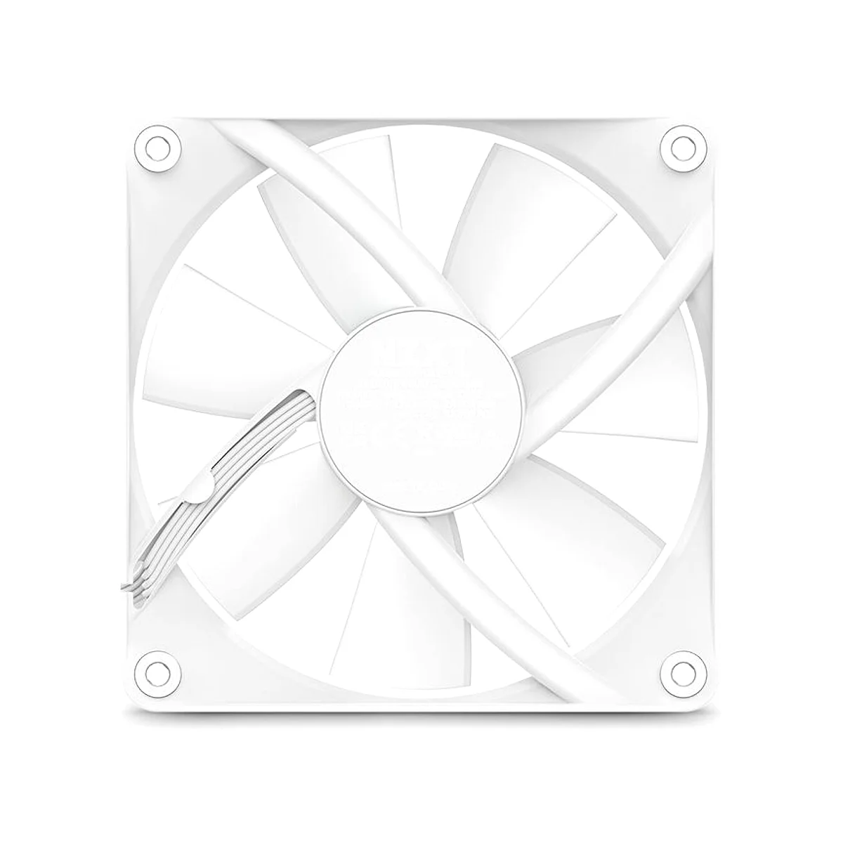 NZXT F140 RGB Core 140mm Hub-Mounted RGB Fan - White - RF-C14SF-W1 view 6