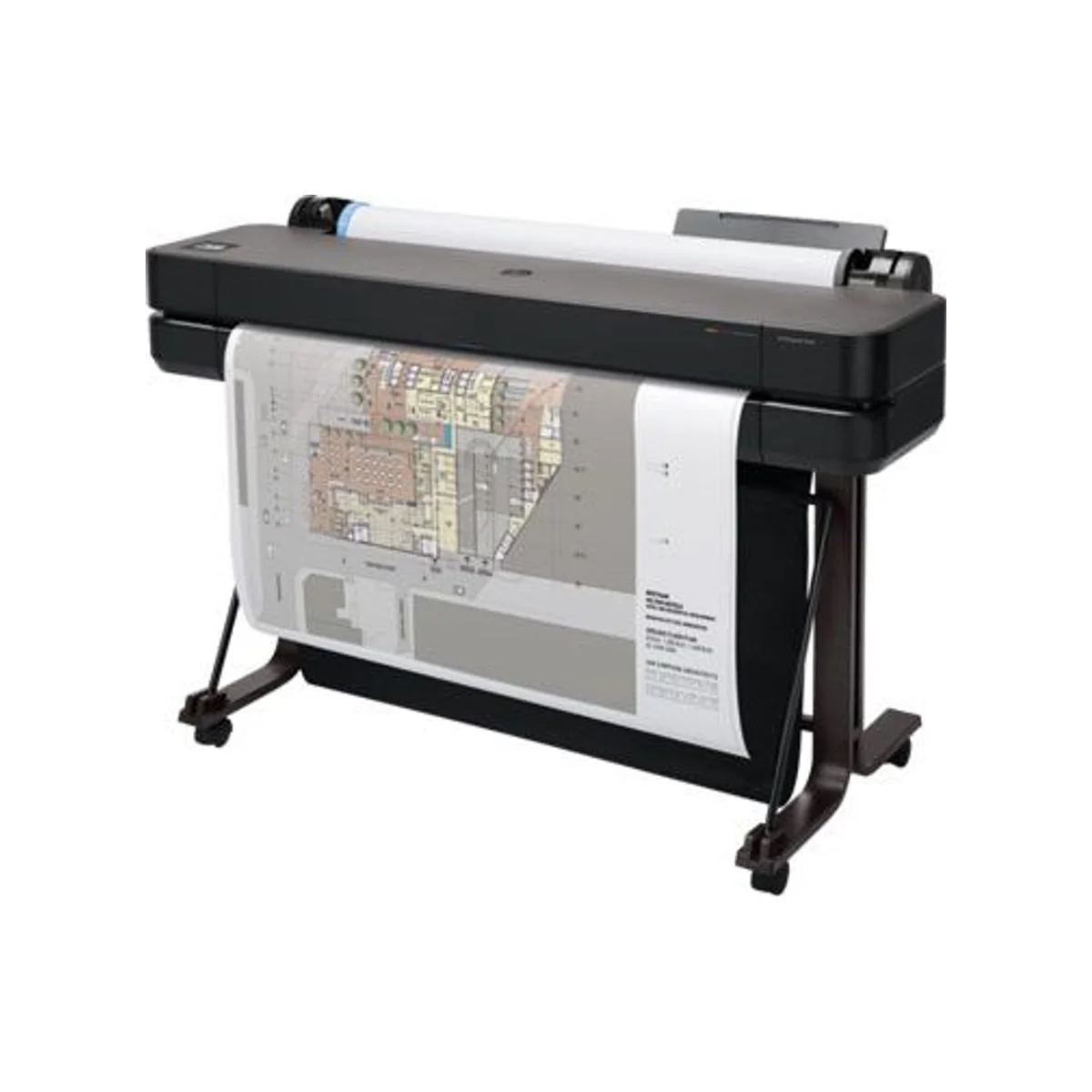 HP DesignJet T630 36-inch Large Format Wireless Plotter Printer (Print, 30 sec/A1, 2400x1200 dpi, Wi-Fi) - 5HB11A view 2
