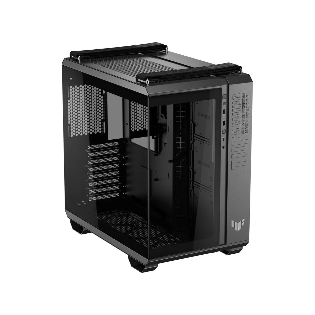 Asus TUF Gaming GT502 Horizon Tempered Glass Dual-chamber ATX Gaming Case - Black - 90DC0090-B19020 view 2