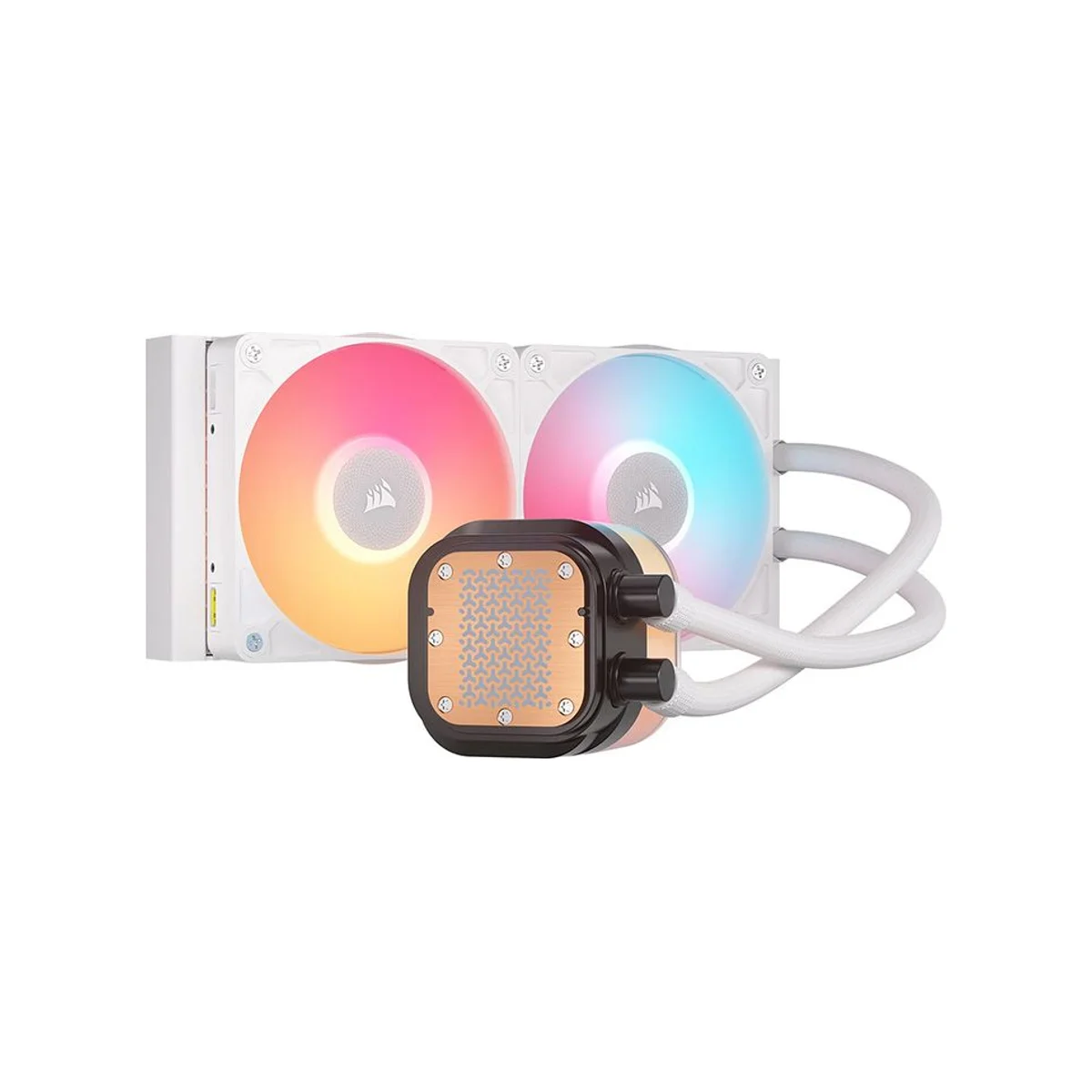 CORSAIR iCUE LINK TITAN 240 RX LCD Liquid CPU Cooler - White - CW-9061025-WW view 2